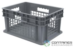 Stacking Totes For Sale: NEW 16x12x8 Stacking Tote Mesh Sides & Solid Bottom In Ohio - image  1 Stacking Totes For Sale: NEW 16x12x8 Stacking Tote Mesh Sides & Solid Bottom In Ohio - image  1