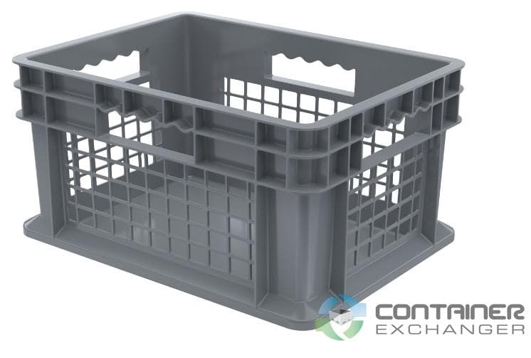 Stacking Totes For Sale: NEW 16x12x8 Stacking Tote Mesh Sides & Solid Bottom In Ohio - image  1 Stacking Totes For Sale: NEW 16x12x8 Stacking Tote Mesh Sides & Solid Bottom In Ohio - image  1