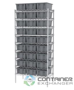 Stack & Nest Totes For Sale: New 18x11x6 180 Degree Stack & Nest Totes In Ohio - image  2 Stack & Nest Totes For Sale: New 18x11x6 180 Degree Stack & Nest Totes In Ohio - image  2