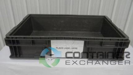 Stacking Totes For Sale: Used 24x15x5 Stacking Totes In Indiana - image  1 Stacking Totes For Sale: Used 24x15x5 Stacking Totes In Indiana - image  1