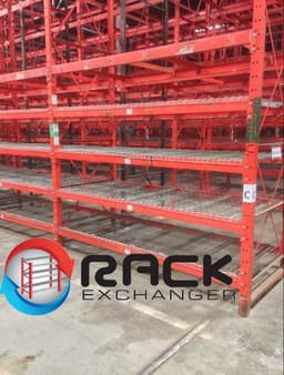 Pallet Racks For Sale: Used Frazier Structural Pallet Rack, 44" Deep, WILL SEPARATE In Rhode Island - image 2 Pallet Racks For Sale: Used Frazier Structural Pallet Rack, 44" Deep, WILL SEPARATE In Rhode Island - image 2
