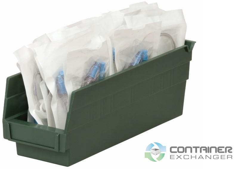 Organizer Bins For Sale: New 12x4x4 Hopper Front Shelf Storage Bins with Optional Shelves In Ohio - image 1 Organizer Bins For Sale: New 12x4x4 Hopper Front Shelf Storage Bins with Optional Shelves In Ohio - image 1