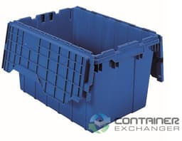 Stack & Nest Totes For Sale: NEW 21.5x15x12.5 Stack & Nest Totes- Attached Lid In Ohio - image 1 Stack & Nest Totes For Sale: NEW 21.5x15x12.5 Stack & Nest Totes- Attached Lid In Ohio - image 1