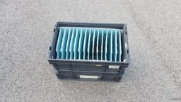 Stacking Totes For Sale: Used 21x13x15 Stacking Totes In Tennessee - image 2 Stacking Totes For Sale: Used 21x13x15 Stacking Totes In Tennessee - image 2