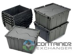 Stack & Nest Totes For Sale: New 21x15x12 Stack & Nest Totes- Attached Lid In Virginia - image  1 Stack & Nest Totes For Sale: New 21x15x12 Stack & Nest Totes- Attached Lid In Virginia - image  1