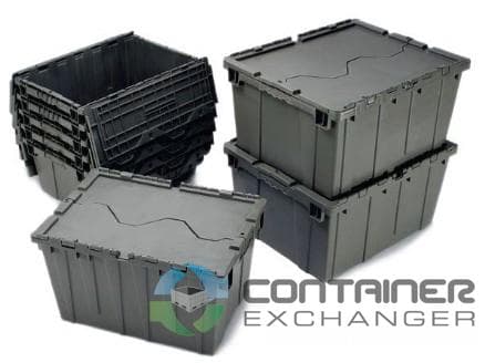 Stack & Nest Totes For Sale: New 21x15x12 Stack & Nest Totes- Attached Lid In Virginia - image  1 Stack & Nest Totes For Sale: New 21x15x12 Stack & Nest Totes- Attached Lid In Virginia - image  1