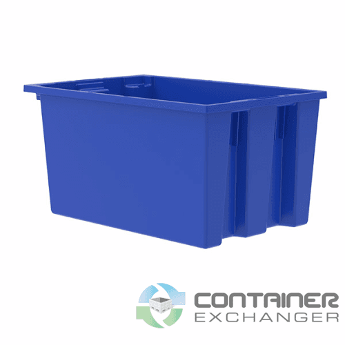 Stack & Nest Totes For Sale: New 23.5x15.5x12 180 Degree Stack/Nest Tote In Ohio - image  1 Stack & Nest Totes For Sale: New 23.5x15.5x12 180 Degree Stack/Nest Tote In Ohio - image  1