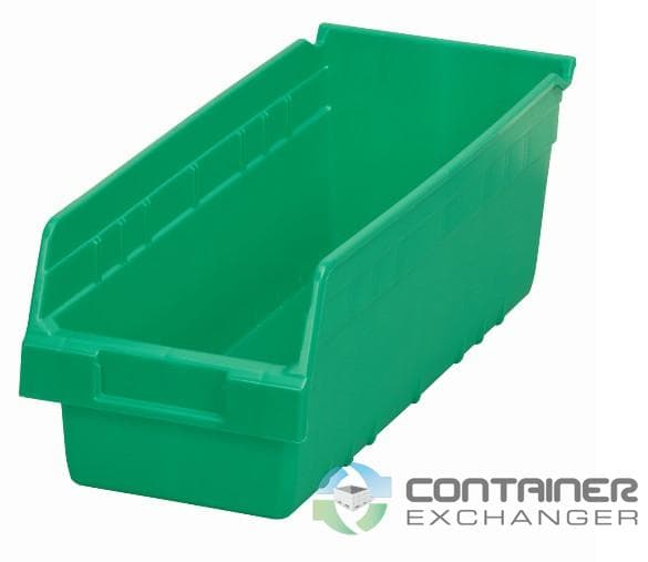 Organizer Bins For Sale: New 18x7x6 ShelfMax Hopper Front Storage Bins with Optional Shelving In Ohio - image 1 Organizer Bins For Sale: New 18x7x6 ShelfMax Hopper Front Storage Bins with Optional Shelving In Ohio - image 1