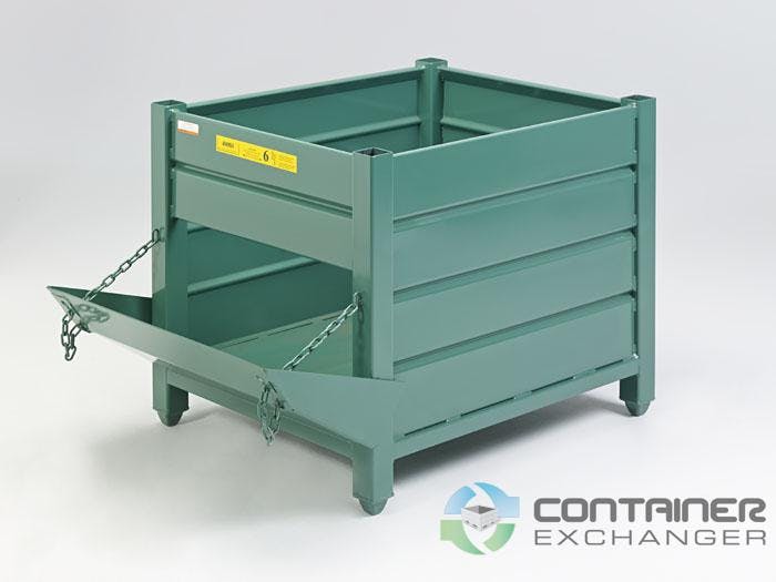 Metal Bins For Sale: New WorkingTainers 40x32x30 Metal Bin with Parts Chute Access Gate In Wisconsin - image 2