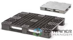 Plastic Pallets For Sale: NEW Eco US5 48x40 Open Deck 6 runner Plastic Pallet - Stackable and Rackable In Missouri - image  1 Plastic Pallets For Sale: NEW Eco US5 48x40 Open Deck 6 runner Plastic Pallet - Stackable and Rackable In Missouri - image  1