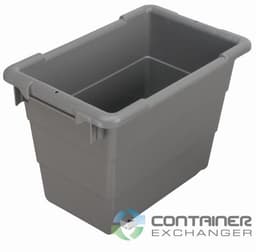 Stack & Nest Totes For Sale: New 17x11x12 Cross-Stack and Nest Totes In Ohio - image 1 Stack & Nest Totes For Sale: New 17x11x12 Cross-Stack and Nest Totes In Ohio - image 1