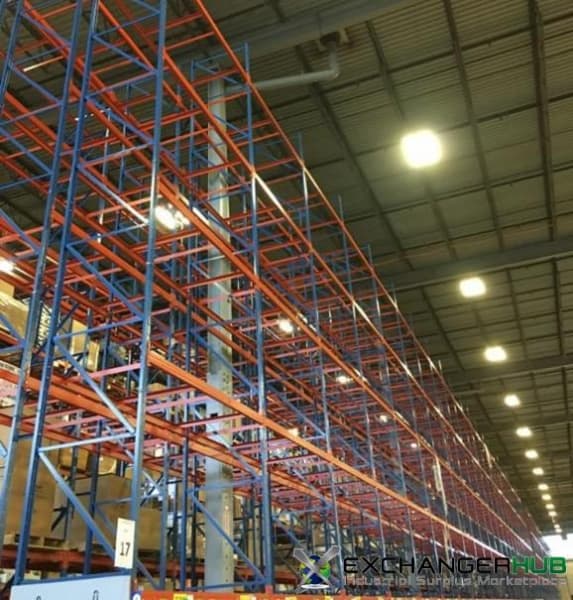 Pallet Racks For Sale: Used Structural Rack system, 42" x 32' high & 20' high with 96" Beams & 102" Beams In New Jersey - image 1 Pallet Racks For Sale: Used Structural Rack system, 42" x 32' high & 20' high with 96" Beams & 102" Beams In New Jersey - image 1