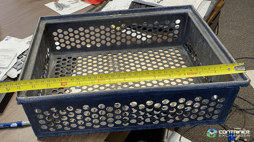 Stacking Totes For Sale: Used 15x11x5 Stackable Steel Totes In Kentucky - image 2 Stacking Totes For Sale: Used 15x11x5 Stackable Steel Totes In Kentucky - image 2