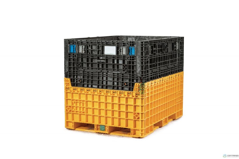 Pallet Containers For Sale: Used 64x48x34 Collapsible Pallet Containers with drop doors In Ontario - image 1
