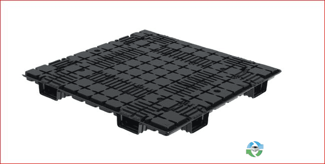 Plastic Pallets For Sale: New 43.38x43.38x3.69 Bulk Bag Stackable Plastic Pallet In Wisconsin - image 2 Plastic Pallets For Sale: New 43.38x43.38x3.69 Bulk Bag Stackable Plastic Pallet In Wisconsin - image 2