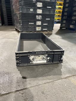 Stacking Totes For Sale: Used 48x15x07 Stacking Totes Mixed Colors and Grey In Indiana - image 1 Stacking Totes For Sale: Used 48x15x07 Stacking Totes Mixed Colors and Grey In Indiana - image 1