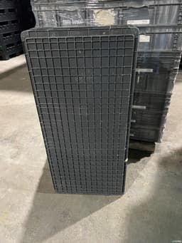 Stacking Totes For Sale: Used 48x15x07 Stacking Totes Mixed Colors and Grey In Indiana - image 2 Stacking Totes For Sale: Used 48x15x07 Stacking Totes Mixed Colors and Grey In Indiana - image 2