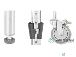 Transport Carts For Sale: New 48x18x72 Adjustable Chrome Wire Shelving New York In New York - image 2 Transport Carts For Sale: New 48x18x72 Adjustable Chrome Wire Shelving New York In New York - image 2