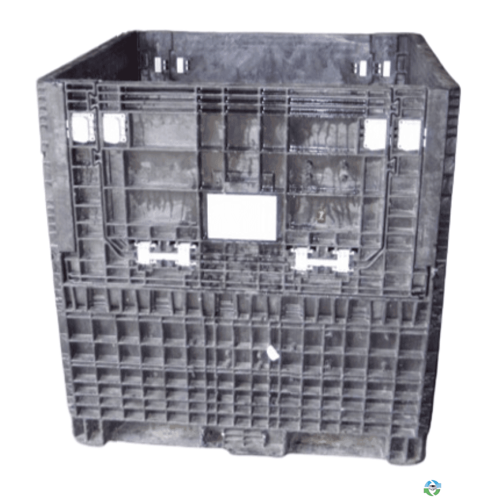 Pallet Containers For Sale: Reconditioned 45x48x50 Collapsible Bulk Containers with drop doors - Mixed Colors In Mississippi - image  1 Pallet Containers For Sale: Reconditioned 45x48x50 Collapsible Bulk Containers with drop doors - Mixed Colors In Mississippi - image  1