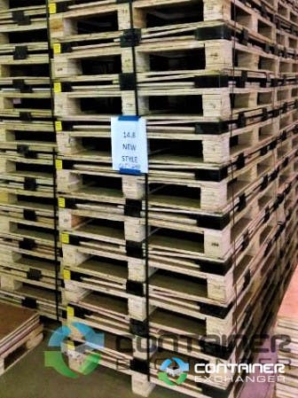 Wood Crates For Sale: Used 50.5x38.5x30 Collapsible Wood Crates 14.8 Type 02 Heat Treated Michigan In Michigan - image 3