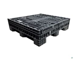 Pallet Containers For Sale: 45x48x34 Bulk Bin Container with 2 Drop Doors - Black Ohio In Ohio - image  3 Pallet Containers For Sale: 45x48x34 Bulk Bin Container with 2 Drop Doors - Black Ohio In Ohio - image  3