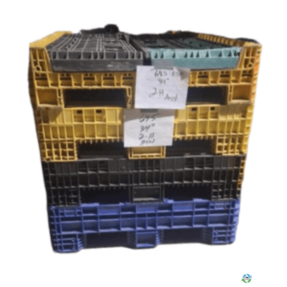 Pallet Containers For Sale: Refurbished Used 64.5x48x34 Containers Indiana In Indiana - image 1 Pallet Containers For Sale: Refurbished Used 64.5x48x34 Containers Indiana In Indiana - image 1
