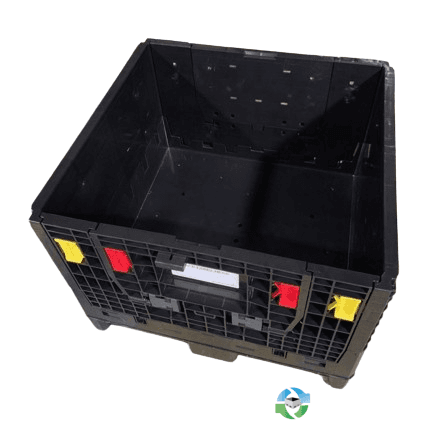 Pallet Containers For Sale: New Monoflo 30x32x25 Collapsible Bulk Containers - 2 Drop Doors In Mississippi - image  1 Pallet Containers For Sale: New Monoflo 30x32x25 Collapsible Bulk Containers - 2 Drop Doors In Mississippi - image  1