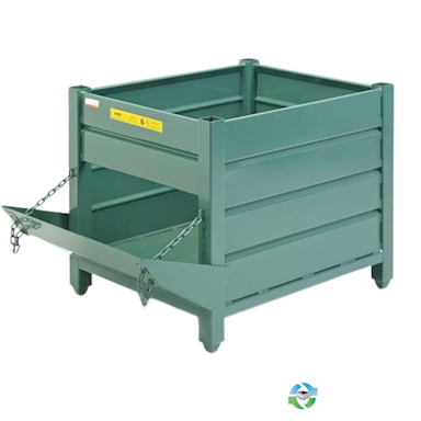 Metal Bins For Sale: New WorkingTainers 48x40x30 Metal Bin with Parts Chute Access Gate Wisconsin In Wisconsin - image 1
