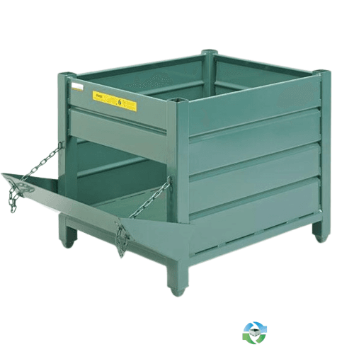 Metal Bins For Sale: New WorkingTainers 48x40x30 Metal Bin with Parts Chute Access Gate Wisconsin In Wisconsin - image 1 Metal Bins For Sale: New WorkingTainers 48x40x30 Metal Bin with Parts Chute Access Gate Wisconsin In Wisconsin - image 1