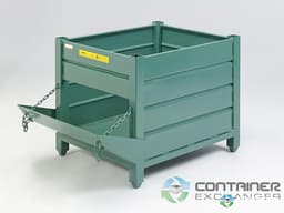 Metal Bins For Sale: New WorkingTainers 48x40x30 Metal Bin with Parts Chute Access Gate Wisconsin In Wisconsin - image 2 Metal Bins For Sale: New WorkingTainers 48x40x30 Metal Bin with Parts Chute Access Gate Wisconsin In Wisconsin - image 2