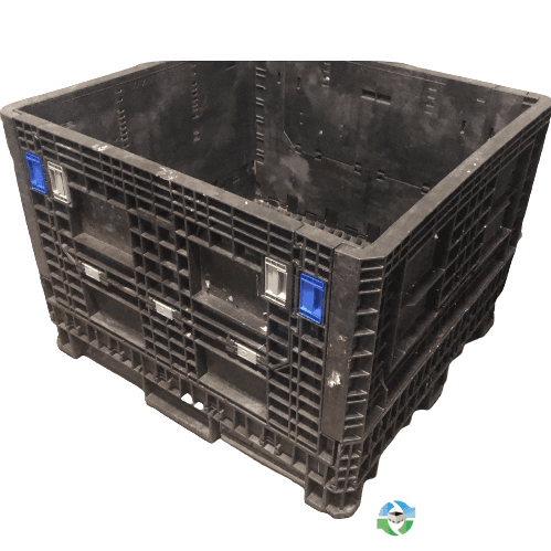 Pallet Containers For Sale: Used 45x48x34 Collapsible Bulk Containers w. Drop Doors - Mixed Colors South Carolina In South Carolina - image  1 Pallet Containers For Sale: Used 45x48x34 Collapsible Bulk Containers w. Drop Doors - Mixed Colors South Carolina In South Carolina - image  1