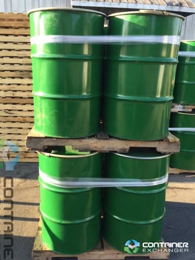Drums For Sale: 55 Gallon Open Top Metal Drums Previous Food Grade In California - image 2
