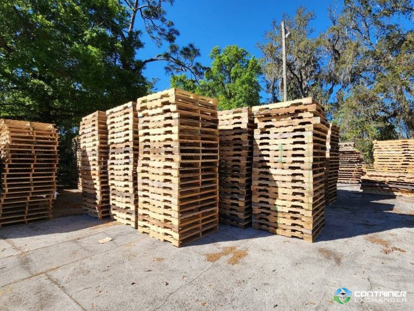 Wood Pallets For Sale: Used 48x40x4.5 Wood Pallets - B Grade Georgia In Georgia - image 2