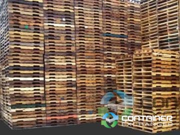 Wood Pallets For Sale: Used 48x40x4.5 Wood Pallets - B Grade Georgia In Georgia - image 3