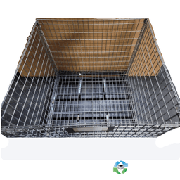 Wire Baskets For Sale: Used 43x39x41 (Outside Dimensions) Collapsible Wire Basket with drop gate (Price listed is for less than 50 pieces) In Tennessee - image 1 Wire Baskets For Sale: Used 43x39x41 (Outside Dimensions) Collapsible Wire Basket with drop gate (Price listed is for less than 50 pieces) In Tennessee - image 1