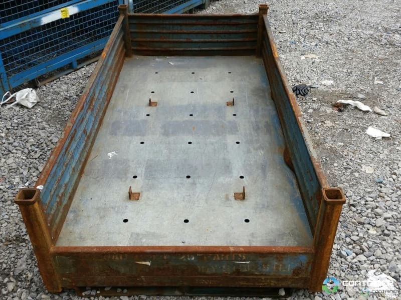 Metal Bins For Sale: Used 96x48x24(Outside Dimensions) Rigid Steel Tub Mississippi In Mississippi - image  3 Metal Bins For Sale: Used 96x48x24(Outside Dimensions) Rigid Steel Tub Mississippi In Mississippi - image  3