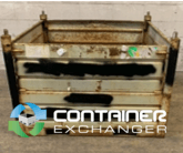 Metal Bins For Sale: Used 48x45x34 (Outside dimensions) Solid Metal Bins - Stackable In Ontario - image 1 Metal Bins For Sale: Used 48x45x34 (Outside dimensions) Solid Metal Bins - Stackable In Ontario - image 1