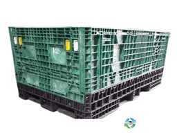 Pallet Containers For Sale: Used 78x48x34 Collapsible Bulk Containers Black South Carolina In South Carolina - image  2 Pallet Containers For Sale: Used 78x48x34 Collapsible Bulk Containers Black South Carolina In South Carolina - image  2