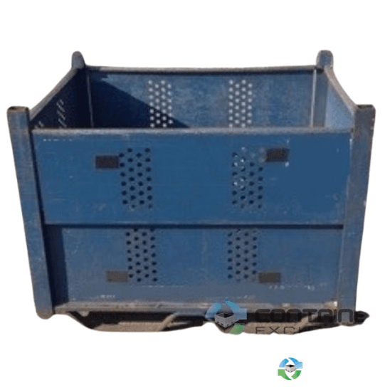 Metal Bins For Sale: Used 53x48x38 Rigid Metal Bins with Drop Gates In Ohio - image  1 Metal Bins For Sale: Used 53x48x38 Rigid Metal Bins with Drop Gates In Ohio - image  1