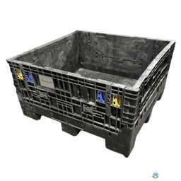 Pallet Containers For Sale: Used 45x48x25 Collapsible Bulk Containers w. Drop Doors South Carolina In South Carolina - image 1 Pallet Containers For Sale: Used 45x48x25 Collapsible Bulk Containers w. Drop Doors South Carolina In South Carolina - image 1