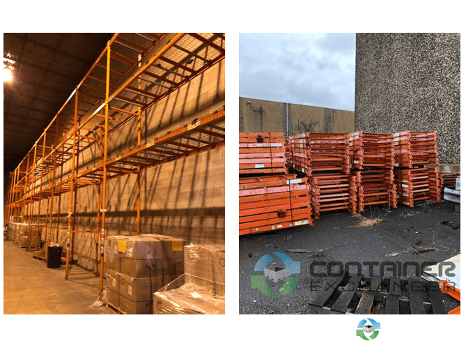 Pallet Racks For Sale: Used Lock Rack For Sale - 42" d x 21' h, C4 x 93" Beams with supports New Jersey In New Jersey - image 2 Pallet Racks For Sale: Used Lock Rack For Sale - 42" d x 21' h, C4 x 93" Beams with supports New Jersey In New Jersey - image 2