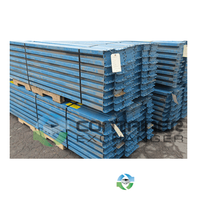 Beams For Sale: Used 102 x 4 Teardrop Blue Pallet Racking Beams Indiana In Indiana - image  1 Beams For Sale: Used 102 x 4 Teardrop Blue Pallet Racking Beams Indiana In Indiana - image  1
