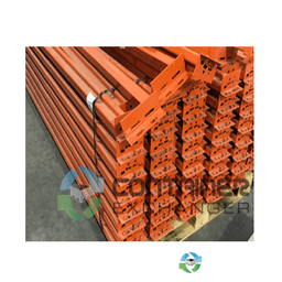 Beams For Sale: Used Orange Pallet Rack Beams 96 x 15/8 Indiana In Indiana - image 1 Beams For Sale: Used Orange Pallet Rack Beams 96 x 15/8 Indiana In Indiana - image 1