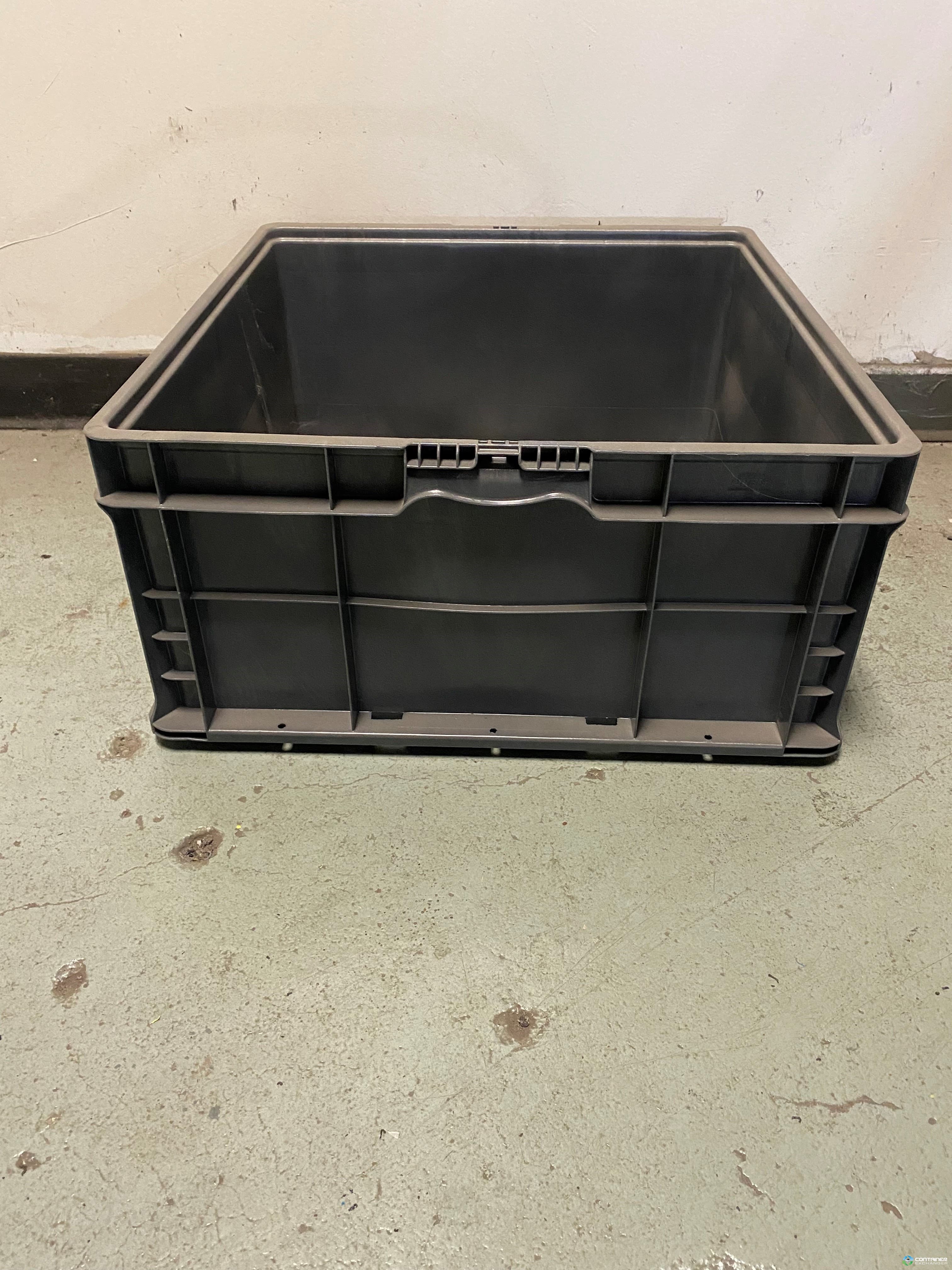 Stacking Totes For Sale: Used 24x22x11 Grey Totes In Indiana - image 1 Stacking Totes For Sale: Used 24x22x11 Grey Totes In Indiana - image 1