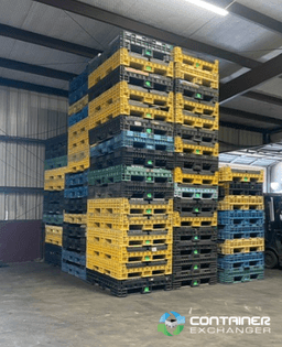 Pallet Containers For Sale: Used 64x48x34 Collapsible Pallet Containers with Drop Doors Texas In Texas - image  3 Pallet Containers For Sale: Used 64x48x34 Collapsible Pallet Containers with Drop Doors Texas In Texas - image  3