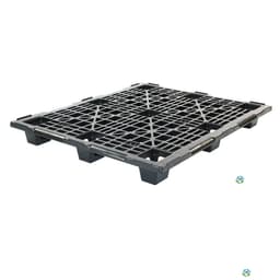 Plastic Pallets For Sale: New 40 x 48 Medium-Heavy Duty Stackable Plastic Pallet - 3 Runner - Assembled In Michigan - image  1 Plastic Pallets For Sale: New 40 x 48 Medium-Heavy Duty Stackable Plastic Pallet - 3 Runner - Assembled In Michigan - image  1