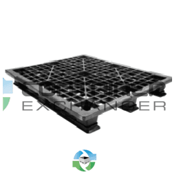 Plastic Pallets For Sale: New 48x40x5.5 Stackable Light Duty Plastic Pallets Michigan In Michigan - image  1 Plastic Pallets For Sale: New 48x40x5.5 Stackable Light Duty Plastic Pallets Michigan In Michigan - image  1