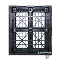 Plastic Pallets For Sale: 48x40x5.9 Rackable Stackable Mid Duty 6 Runner Plastic Pallets Michigan In Michigan - image 1 Plastic Pallets For Sale: 48x40x5.9 Rackable Stackable Mid Duty 6 Runner Plastic Pallets Michigan In Michigan - image 1