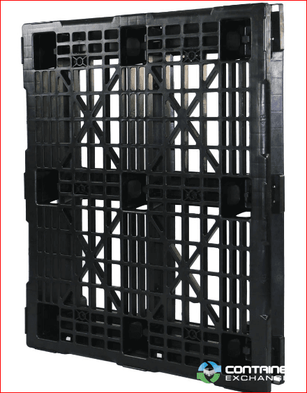 Plastic Pallets For Sale: 48x40x5.9 Rackable Stackable Mid Duty 6 Runner Plastic Pallets Michigan In Michigan - image 2 Plastic Pallets For Sale: 48x40x5.9 Rackable Stackable Mid Duty 6 Runner Plastic Pallets Michigan In Michigan - image 2