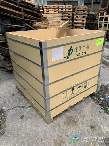 Wooden Shipping Crates for Sale in Bulk For Sale: Used 46x43.5x43 Wood Crates Illinois In Illinois - image 3